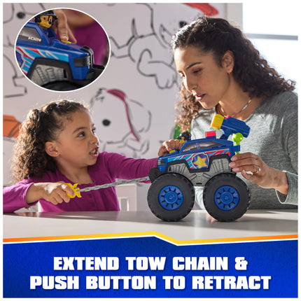 Patrulla Canina: Vehículo de Rescate Power Haulin' Cruiser de Chase, Camión de Juguete con Lanzador, Cabrestante Motorizado, Luces y Sonidos, Juguetes para Niños y Niñas a Partir de 3 Años