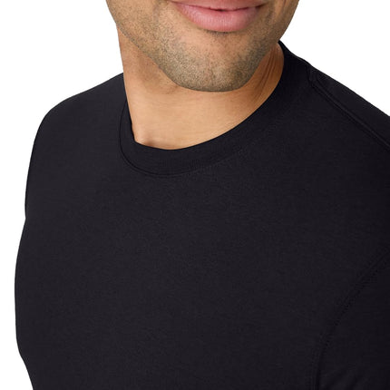 Hanes Men's Originals Long Sleeve T-Shirt, Lightweight Tri-Blend Jersey Tee for Men, Available in Tall, Black, Large