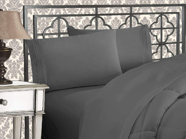 Elegant Comfort 4-Piece 1500 Thread Count Egyptian