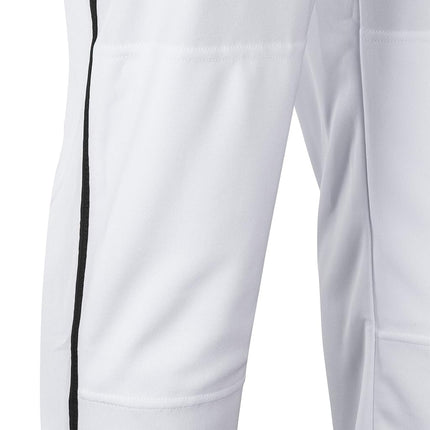 CHAMPRO Traditional Fit Triple Crown Classic Baseball Pants with Contrast-Color Braid Piping and Reinforced Sliding Areas - Small