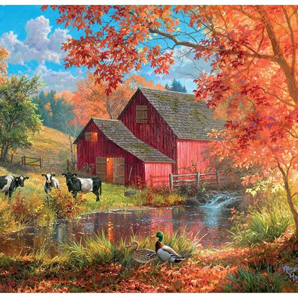 Buffalo Games - Abraham Hunter - Life on The Farm - 1000 Piece Jigsaw Puzzle for Adults - Challenging Puzzle Perfect for Game Nights - Finished Size is 26.25 x 19.75
