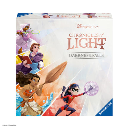 Ravensburger Chronicles of Light Darkness - Falls Disney - Family Board Game for Kids Ages 8+ - Mesh Accredited