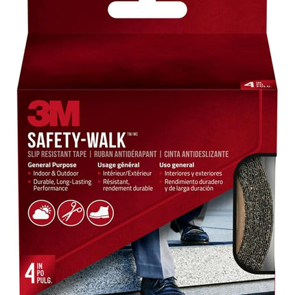 3M Safety-Walk Slip Resistant Tape, 4 in x 15 ft, 