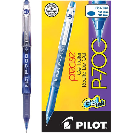 Pilot Precise P-700 Gel Ink Rolling Ball Pens, Fin