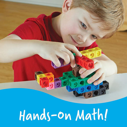 Learning Resources LER9291 Big Builders-MathLink Cubes