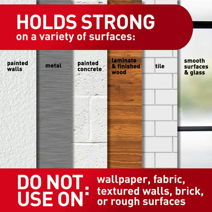Command Poster Hanging Strips, 136 Total Strips (17024-136ES)