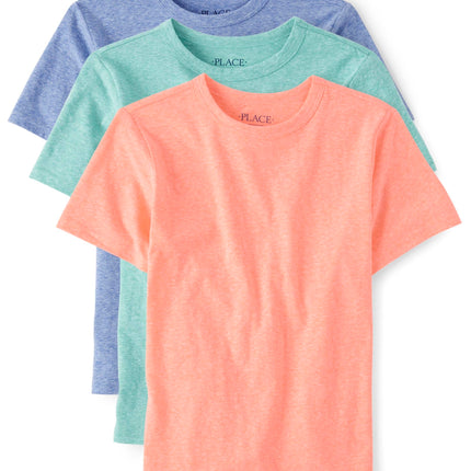 The Children's Place Boys' Short Sleeve Crew Neck 