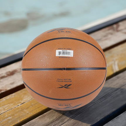 Reebok VR-1K Outdoor Brown Rubber Basketball, Tough, Ideal for Outdoor Sports, (Brown, Size 7)