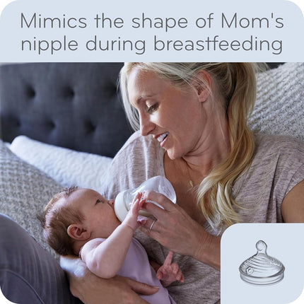 NUK Simply Natural Baby Bottle with SafeTemp