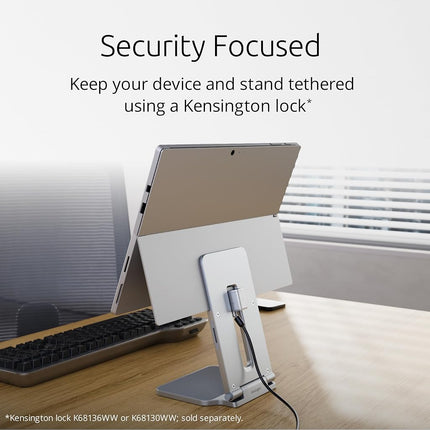 Kensington Microsoft Surface Pro Stand, Foldable Tablet Stand for Desk