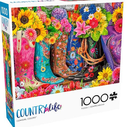 Buffalo Games - Cowgirl Colors - 1000 Piece Jigsaw Puzzle