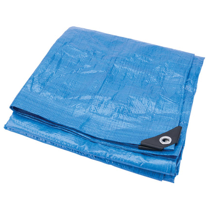 PERFORMANCE TOOL W6004 (8 x 10 ft) Tarp Cover Blue