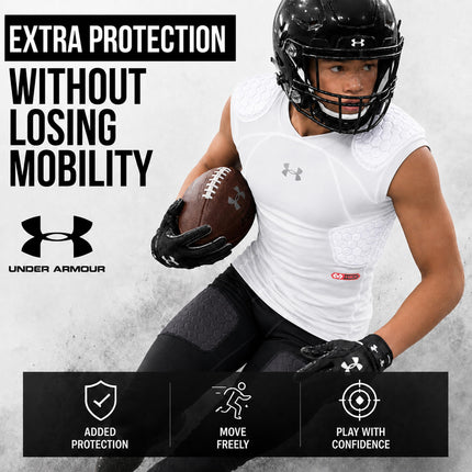 Gameday Armour Pro 5 Pad Top Youth White, XL