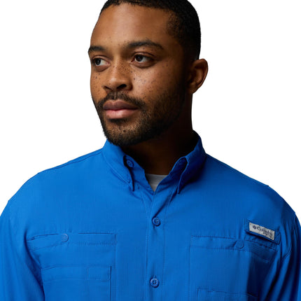 Columbia Men's Big and Tall Tamiami II SS Shirt, Vivid Blue, 3X