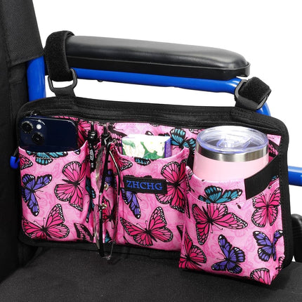 Wheelchair Side Bag, Wheel Chair Armrest Pouch Acc