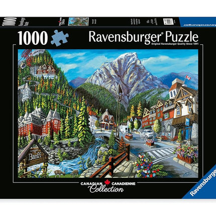 Ravensburger Puzzle 2D 1000 elementów: Witamy w Banff, Nowy design