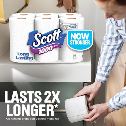 Scott Pañuelos de baño blancos (caja de 6)