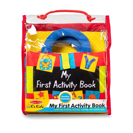 Melissa & Doug K'S Kids My First Activity Book 8-Page Soft Book for Babies & Toddlers