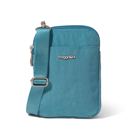 Baggallini Modern Take Two RFID Crossbody, Seaside