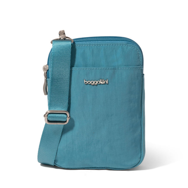 Baggallini Modern Take Two RFID Crossbody, Seaside