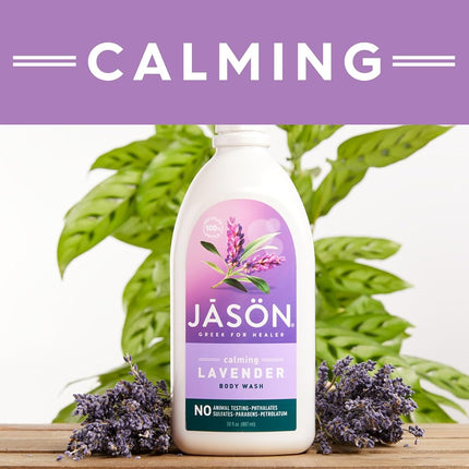Jason Natural Cosmetics Body Wash, Lavender, 887ML