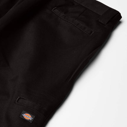 Dickies Boy’s Skinny Straight Double Knee Pant - Stretch School Uniform Trousers with Reinforced Knees & Adjustable Waist, Black V1, 8