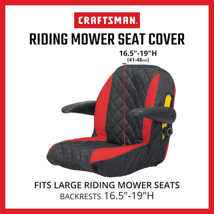 CRAFTSMAN Riding Mower Seat Cover, Large