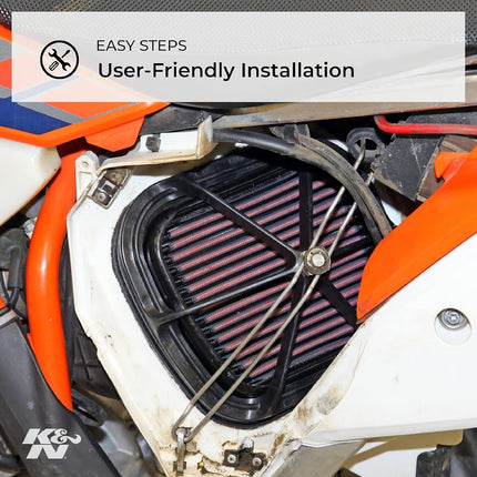 K&N Engine Air Filter: High Performance, Premium, Powersport Air Filter: Fits 2002-2019 KAWASAKI/SUZUKI (KLX110, KLX110L, KSR110, DRZ110) KA-1102