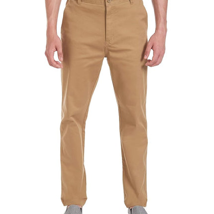 Nautica Men's Uniform Flat Front Stretch Twill Pan