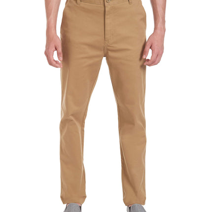 Nautica Men's Uniform Flat Front Stretch Twill Pan