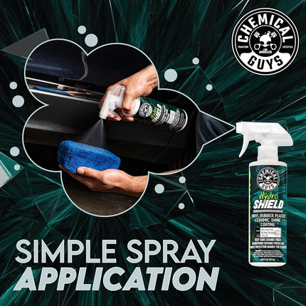 Chemical Guys HydroShield Vinyl, Rubber, Plastic Ceramic Shine Coating (16 oz)