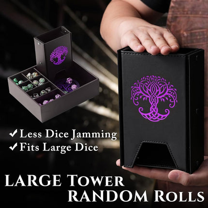 Soar Forge All-in-One Game Roamer - Dice Tray & Tower for DND and RPG
