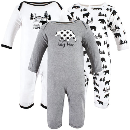 Hudson Baby baby-girls Cotton Coveralls, Baby Bear