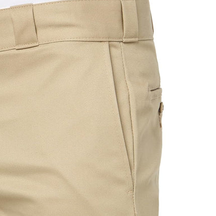 Dickies Mens Skinny Fit Double Knee Work Pants, Desert Sand, 28W x 30L