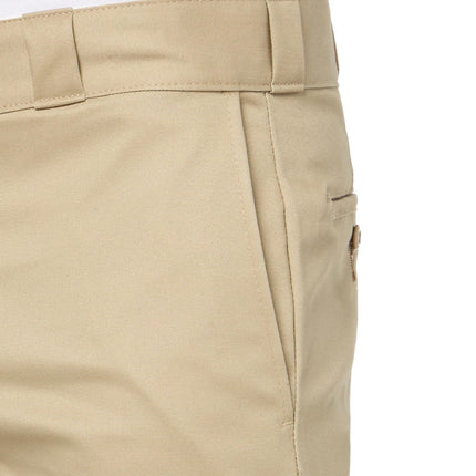 Pantalones de trabajo Dickies ajustados de doble rodilla para hombre, color arena del desierto, 28W x 30L