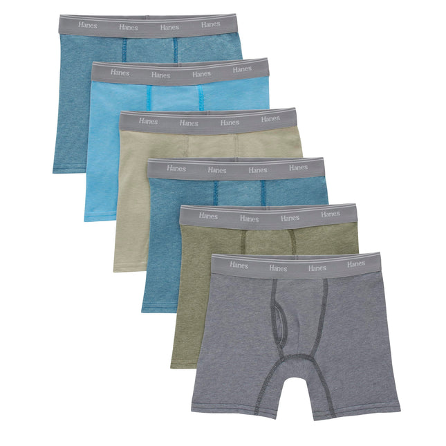 Hanes Boys Originals Boxer Briefs, Tween Boy Under