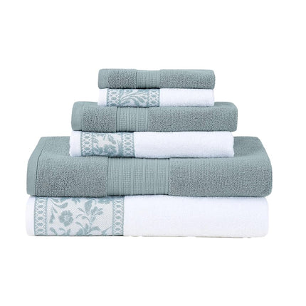 Modern Threads Allie 6-Piece 100% Cotton Towel Set