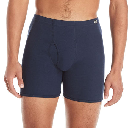 Hanes Men's Underwear Boxer Briefs Pack, Cotton ComfortSoft Boxer Brief for Men, Moisture-Wicking Breathable, Multipack, Assorted - 12 Pack, M