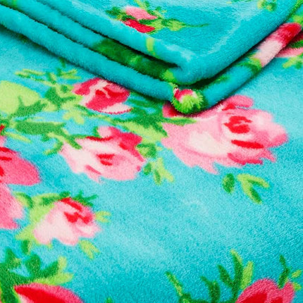 Betsey Johnson Ideal for Couch, Bed, or Lounge, Cozy Home Essentials, Polyester, Bouquet Day, 50" x 70"