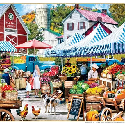 MasterPieces 750 Piece Jigsaw Puzzle for Adults, Family, Or Kids - Old Mill Farm Stand - 18"x24"