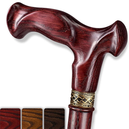 Asterom Walking Cane - Handmade, Ergonomic, Cane f