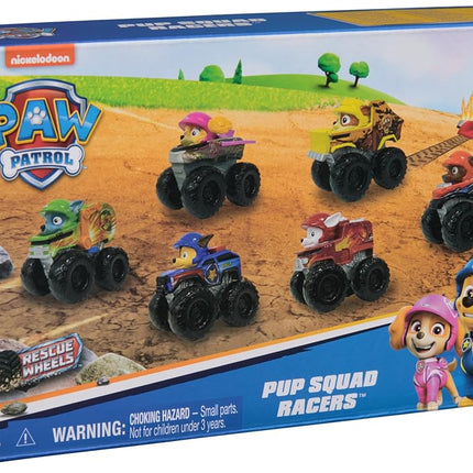 Paw Patrol: Rescue Wheels, 6-Piece Pup Squad Racers, Toy Cars Gift Set, Kids Toys for Boys & Girls Ages 3 and Up