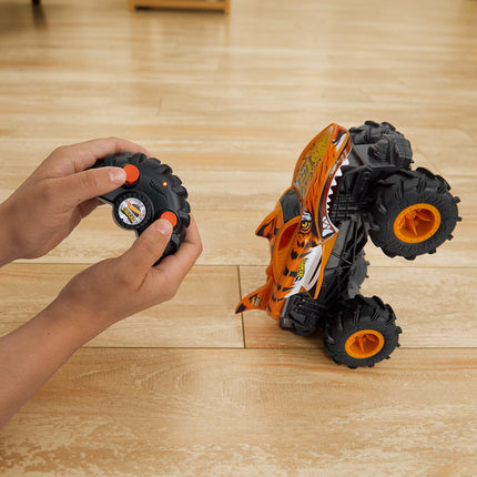 Hot Wheels Monster Trucks HW Tiger Shark RC, Remote-Control Vehicle