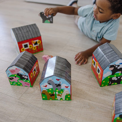 Graneros y animales apilables y clasificables Melissa & Doug