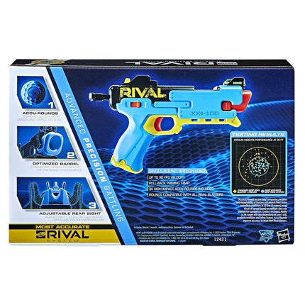 Nerf Rival Fate XXII-100 Blaster, Accurate System, Adjustable Sight, Breech Load, Includes 3 Rival Rounds