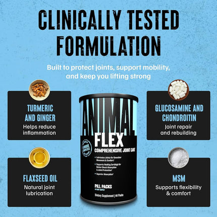 Universal Nutrition Animal Flex Complete Joint Support Supplement, 44 Count