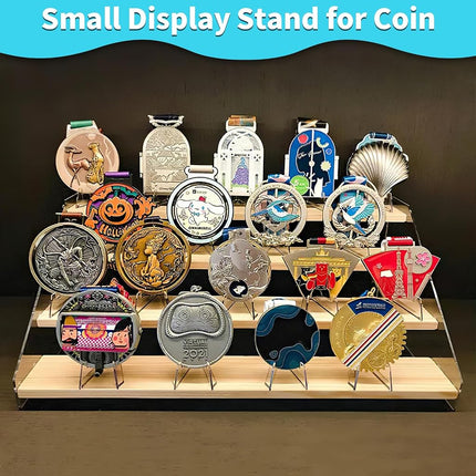 Reastar Card Display Stand, 20 Pcs Small Easel, Acrylic Card Holder, 2.2 in