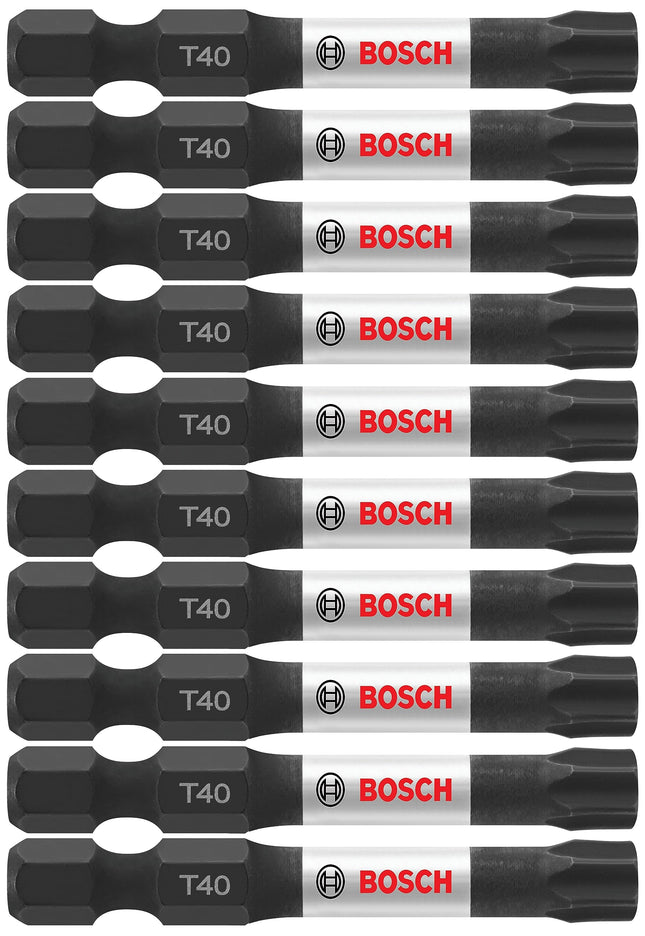 BOSCH ITT402B 10-Pack 2 in. Torx #40 Impact Tough 