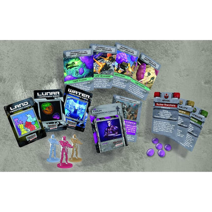 Renegade Games: Risk 2210 A.D. Frontline Expansion - Take The Battle to Mars, Tournament Modules, Asymmetric Factions, Ages 10+, 2-5 Players, 4 Hrs