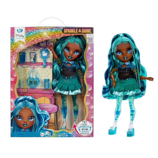 Rainbow High Sparkle & Shine Doll - Misty - 28 cm 